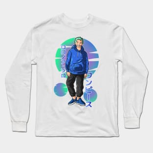 One Piece Roronoa Zoro Action Long Sleeve T-Shirt